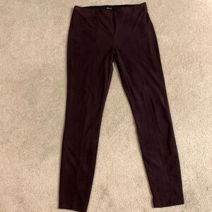 Reitmans Faux Suede Plum Leggings
